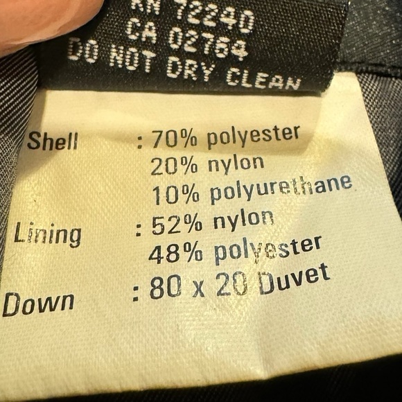 NILS Iridescent Purple Puffer Shall Winter Jacket  Women's size 8 - Picture 9 of 16